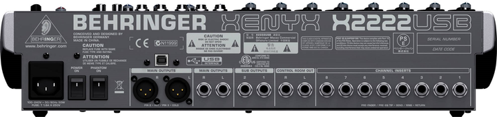 Behringer Xenyx X2222USB - зображення 4