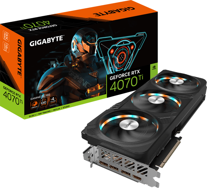 Gigabyte PCI-Ex GeForce RTX 4070 Ti Gaming OC 12GB GDDR6X (192bit) (2640/21000) (HDMI, 3 x DisplayPort) (GV-N407TGAMING OC-12GD) - obraz 8