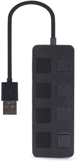 USB-хаб на 4 порти USB 2.0 Gembird UHB-U2P4-05 - зображення 4