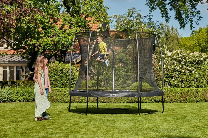 Trampolina Salta Comfort Edition okrągła 213 cm Czarna (5072A) - obraz 7
