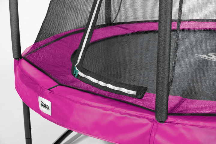 Батут Salta Comfort Edition круглий 213 см Pink (5072P) - зображення 2