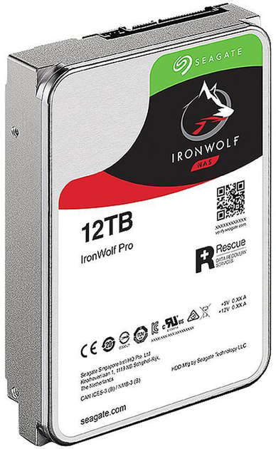 Dysk twardy Seagate IronWolf Pro 12 TB 7200 obr./min 256 MB ST12000NE0008 3,5" SATAIII - obraz 2