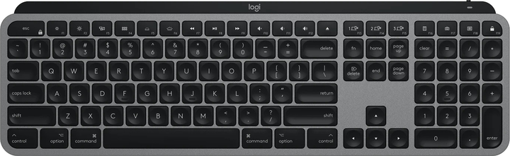 Klawiatura bezprzewodowa Logitech MX Keys do Mac Space Grey (920-009558) - obraz 1