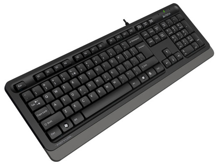 Klawiatura przewodowa A4Tech FK10 USB Szara (4711421942959) - obraz 1