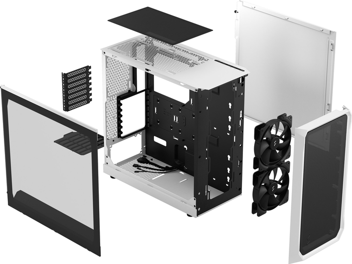 Корпус Fractal Design Focus 2 White TG Clear Tint (FD-C-FOC2A-02) - зображення 11