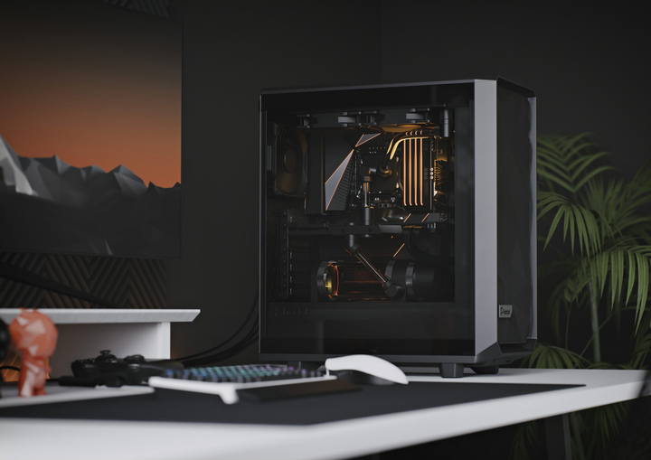 Obudowa Fractal Design Meshify 2 Compact Light Tempered Glass Black (FD-C-MES2C-03) - obraz 19