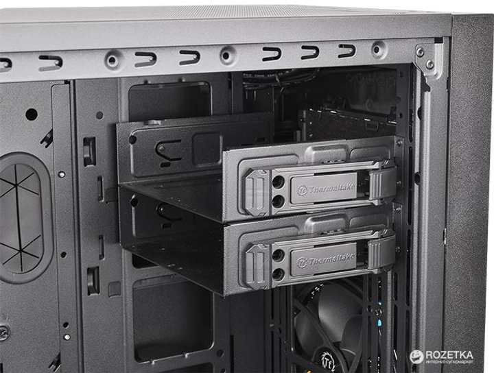 Obudowa Thermaltake Core X71 Tempered Glass Edition Czarne (CA-1F8-00M1WN-02) - obraz 14