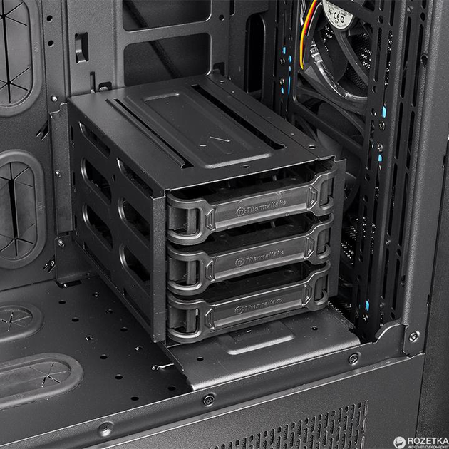 Obudowa Thermaltake Core X71 Tempered Glass Edition Czarne (CA-1F8-00M1WN-02) - obraz 15