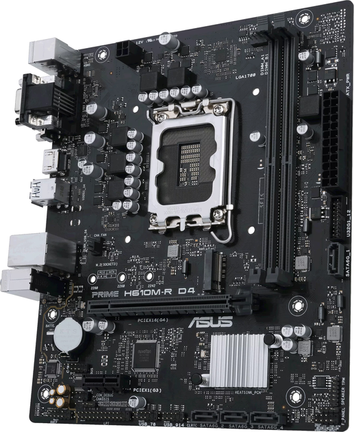 Płyta główna Asus PRIME H610M-R D4-SI (s1700, Intel H610, PCI-Ex16) - obraz 2
