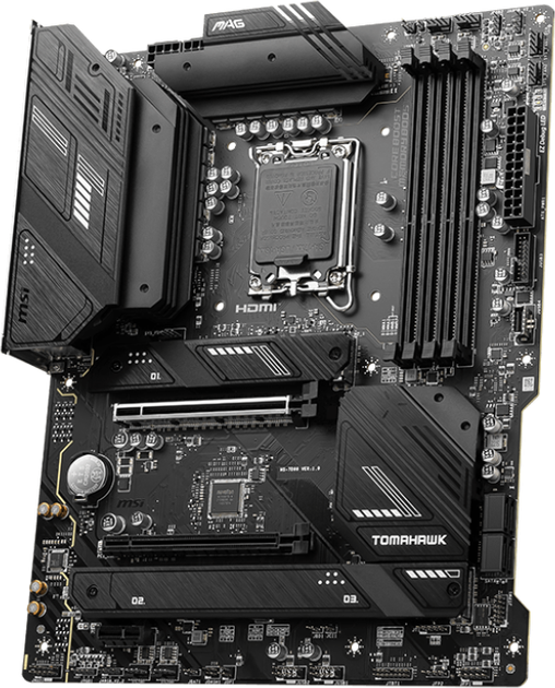 Материнська плата MSI MAG B760 Tomahawk Wi-Fi DDR4 (s1700, Intel B760, PCI-Ex16) - зображення 2