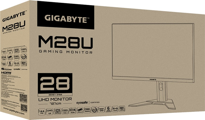 Monitor 28" Gigabyte M28U Gaming Monitor - obraz 10