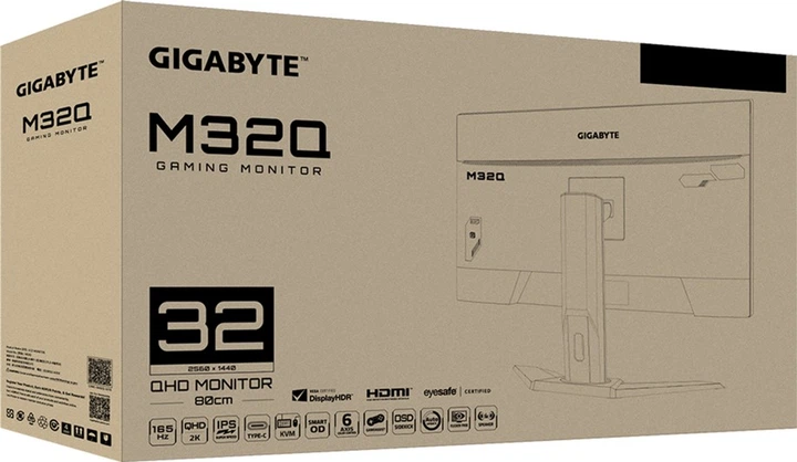 Монітор 32" Gigabyte M32Q Gaming Monitor - зображення 10