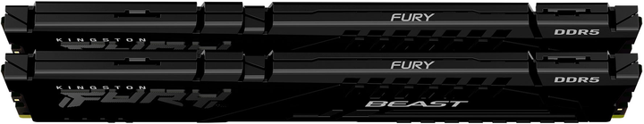 RAM Kingston Fury DDR5-4800 65536MB PC5-38400 (zestaw 2x32768) Beast Black (KF548C38BBK2-64) - obraz 3