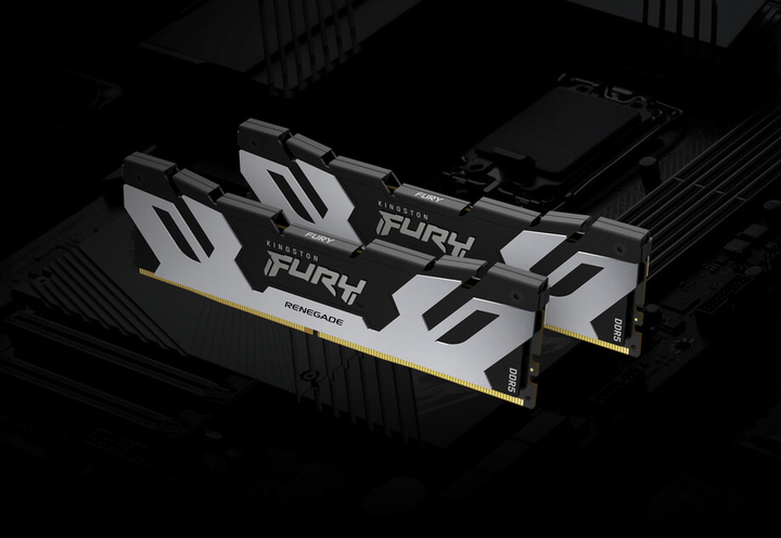 Оперативна пам'ять Kingston Fury DDR5-6800 32768MB PC5-54400 (Kit of 2x16384) Renegade 1Rx8 Black-Silver (KF568C36RSK2-32) - зображення 16