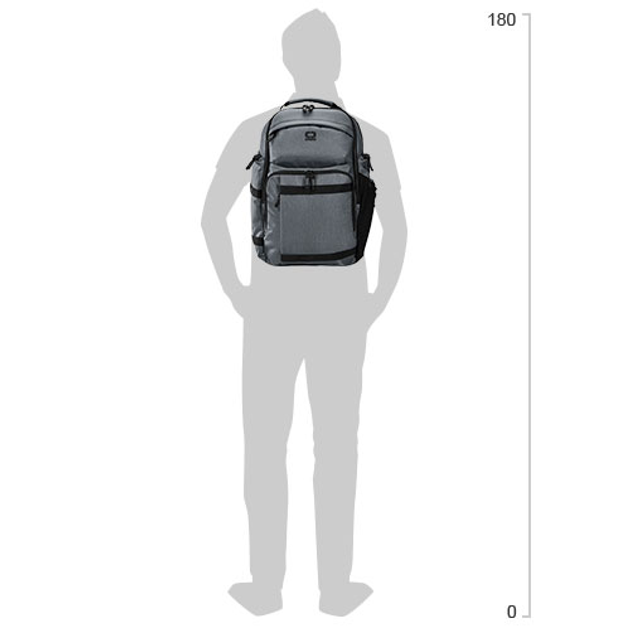 Plecak na laptopa OGIO Pace 25 17" Szary (5920001OG) - obraz 6
