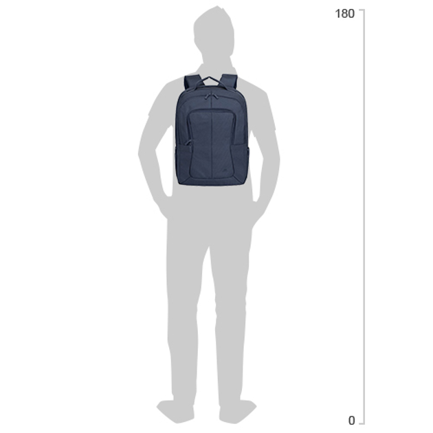 Рюкзак RivaCase 8460 17" Dark Blue (8460 (Dark blue)) - зображення 12