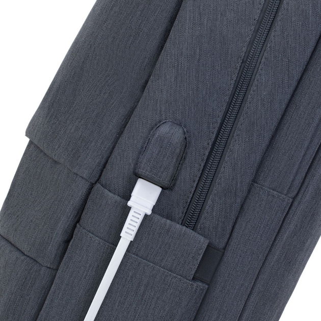 Plecak na laptopa RIVACASE 7567 17.3" Ciemnoszary (7567 (Dark Grey)) - obraz 13