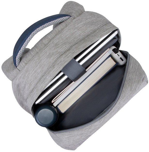 Рюкзак для ноутбука RIVACASE 7562 15.6" Grey/Dark Blue (7562 (Grey/Dark Blue)) - зображення 12