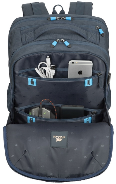 Рюкзак для ноутбука Rivacase 7861 17.3" Blue (7861 (Blue)) - зображення 11