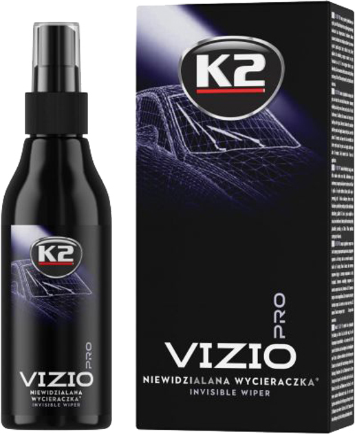 Płyn do mycia szyb K2 z aplikatorem i profesjonalną mikrofibrą VIZIO PRO 150 ml (K20539) - obraz 2