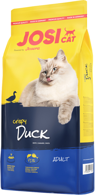 Sucha karma dla dorosłych kotów Josera JosiCat Crispy Duck 10 kg (4032254753360) - obraz 1