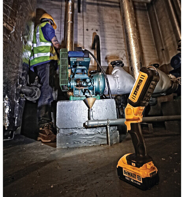 Ліхтар світлодіодний акумуляторний DeWalt 18 В XR Li-Ion 250/500 Лм (DCL050) - зображення 5