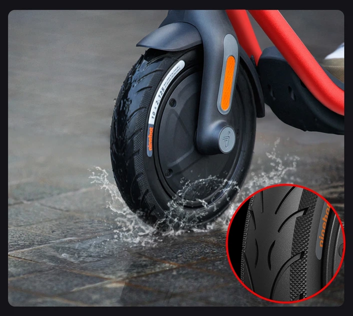 Hulajnoga elektryczna Segway Ninebot D18E Czarno-czerwona (AA.00.0012.07) - obraz 8