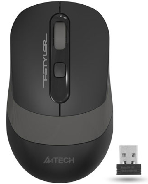 Миша A4Tech FG10 Wireless Grey (4711421942393) - зображення 1