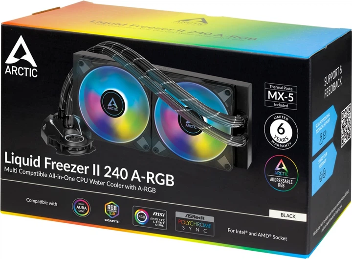 Система рідинного охолодження Arctic Liquid Freezer II 240 A-RGB (ACFRE00093A) - зображення 8