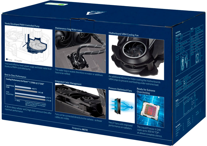 Система рідинного охолодження ARCTIC Liquid Freezer II 240 (AACFRE00046B) - зображення 7