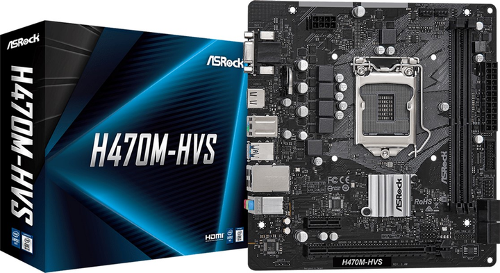 Płyta główna ASRock H470M-HVS (s1200, Intel H470, PCI-Ex16) - obraz 5