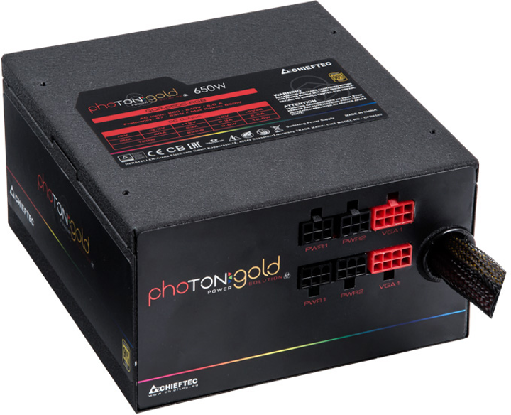 Zasilacz Chieftec Photon Gold GDP-750C-RGB - obraz 4