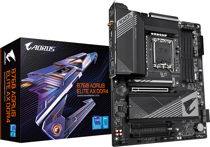 Płyta główna Gigabyte B760 Aorus Elite AX DDR4 (s1700, Intel B760, PCI-Ex16) - obraz 5