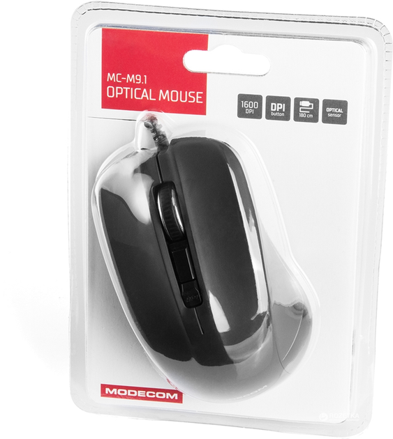 Mysz Modecom MC-M9.1 USB Czarna (M-MC-00M9.1-100) - obraz 5