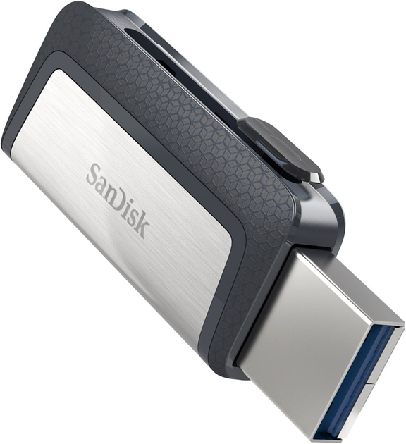 Pendrive SanDisk Ultra Dual 32GB USB 3.1 + Type-C (SDDDC2-032G-G46) - obraz 1
