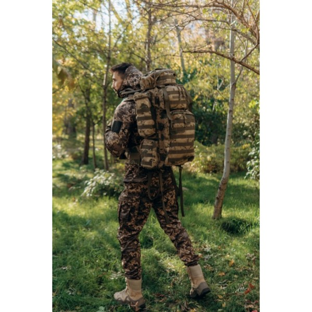 Тактический военный рюкзак LOGOS 110 л., 32х80 см., Мультикам - изображение 1