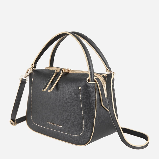 Сумка крос-боді жіноча шкіряна Tosca Blu Aurora TS23LB181-C99 Black (8050035467462) - зображення 2
