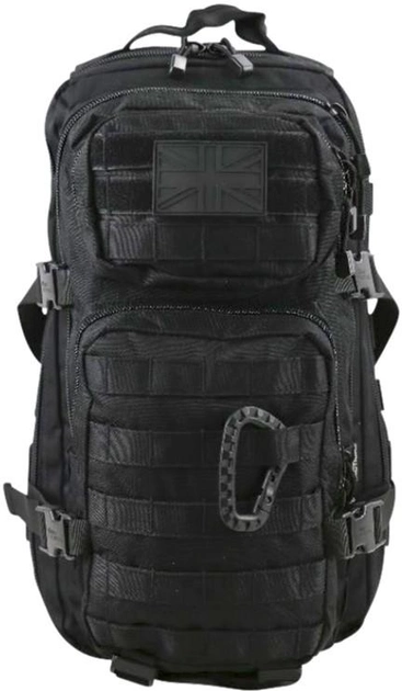Рюкзак тактичний KOMBAT UK Small Assault Pack Чорний 28 л (kb-sap-blk) - зображення 2