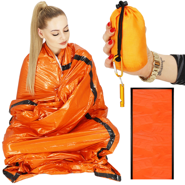 Спальный мешок аварийный (спасательный) Springos 212 x 90 см CS0063 - изображение 1