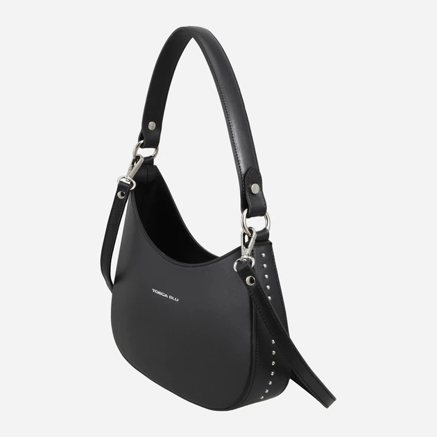 Skórzana torebka damska Tosca Blu Blanca TS23JB210-C99 Black (8050035472497) - obraz 2