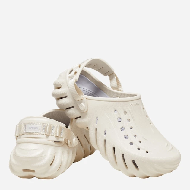 【くまこ様】 Шльопанці Crocs Echo Clog 207937 Чорний | evzuttya.com.ua