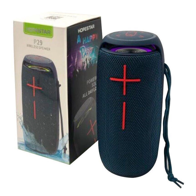 Портативна Bluetooth колонка HOPESTAR P29 Blue - Фото 2 Портативна Bluetooth колонка HOPESTAR P29 Blue - изображение 2