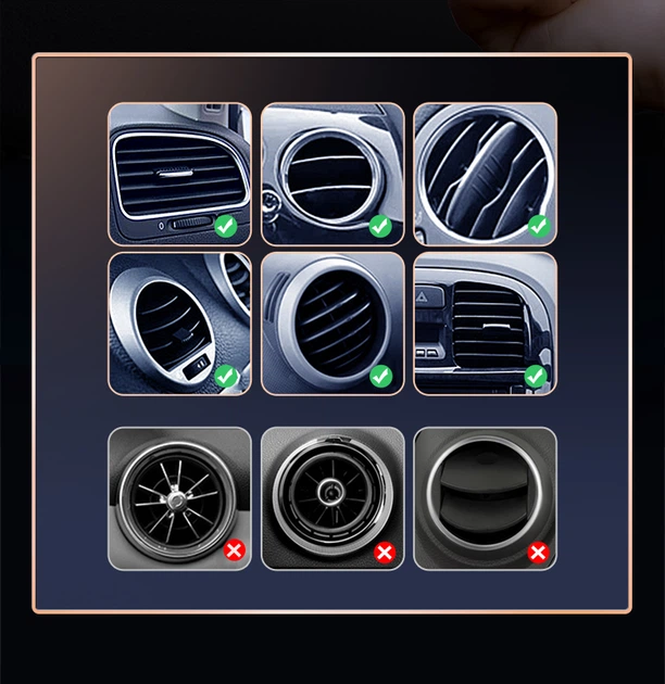 Автотримач для телефону Ugreen LP290 Waterfall-Shaped Magnetic Black (6957303893171) - зображення 4