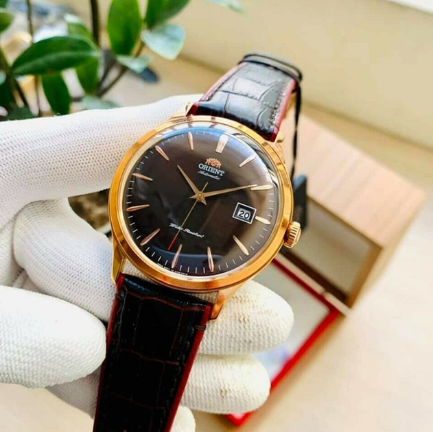Мужские часы ORIENT FAC08001T0 Золото / Коричневый - изображение 3