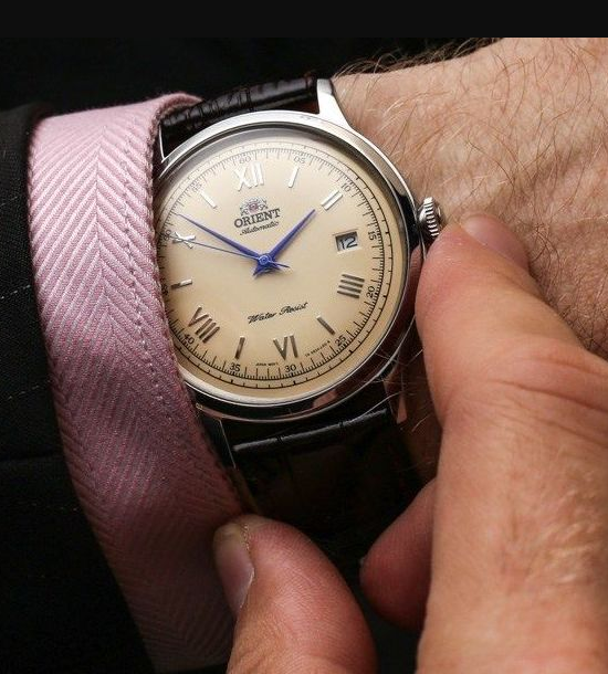 Мужские часы ORIENT FAC00009N0 Коричневый - изображение 4