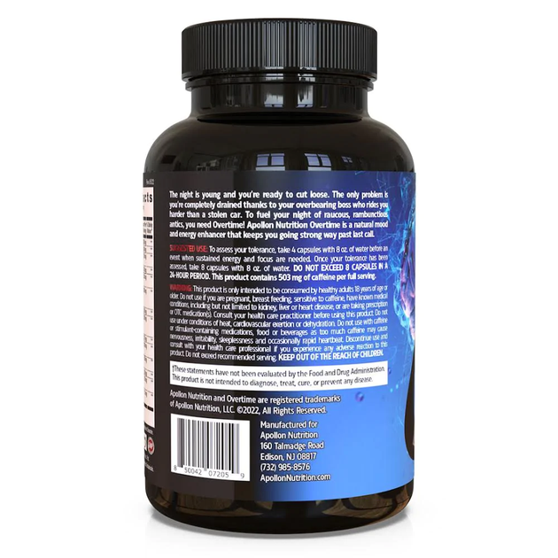 Apollon Nutrition Overtime 160 капсул (4384303938) - изображение 4