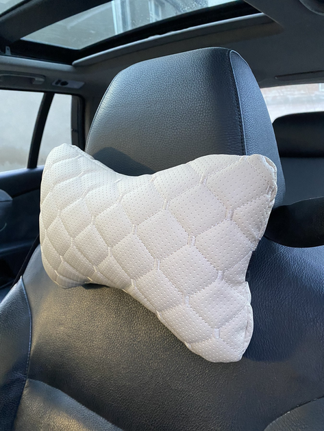 Купить Автомобильная подушка под шею из алькантары в в интернет-магазине Duffcar