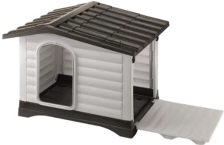 Buda dla psów FERPLAST Dogvilla 90 88x72x65 cm z otwieranym bokiem (8010690109336) - obraz 1