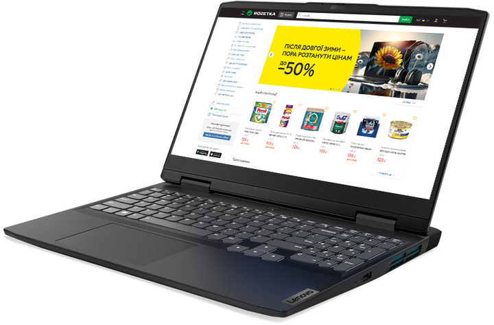 Ноутбук Lenovo IdeaPad Gaming 3 15IAH7 (82S900UGRA) Onyx