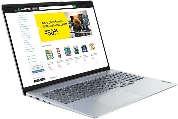 Ноутбук Lenovo IdeaPad 5 Pro 16ACH6 (82L500XNRA) Cloud Grey / AMD